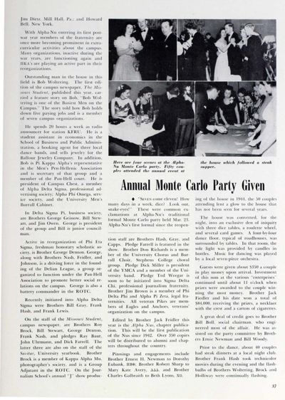 Annual Monte Carlo Party Given